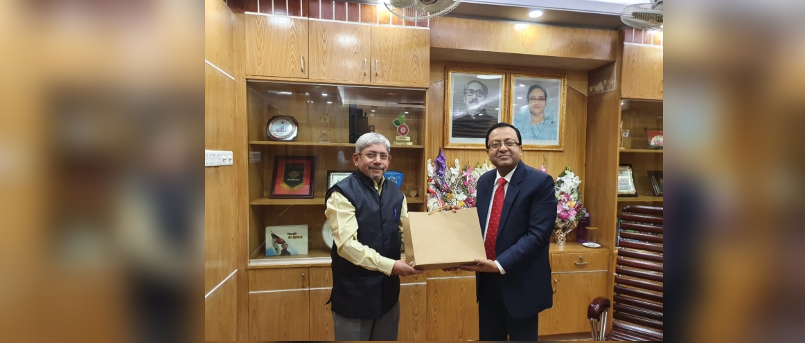  AHC Shri L. Krishnamurthy called on the newly appointed Divisional Commissioner of Sylhet Mr. MD Mashiur Rahman on 16.01.2020.