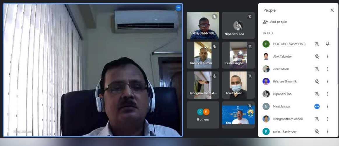  AHCI Sylhet held a webinar (20 Jun 2021) on #YogaForWellness in which participants from Sylhet and other districts spoke about the importance of Yoga in their lives