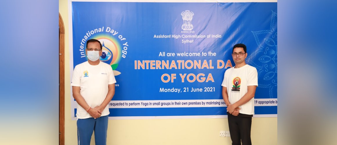  A Yoga workshop was held at AHCI Sylhet on 20 June 2021 by Shri Alok Talukdar from Sylhet #InternationalYogaDay